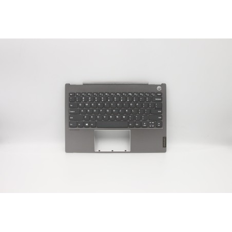 Lenovo 5CB0W44327 Palmrest Top Case con tastiera, Inglese (Stati Uniti), Grigio minerale, Senza_retroilluminazione