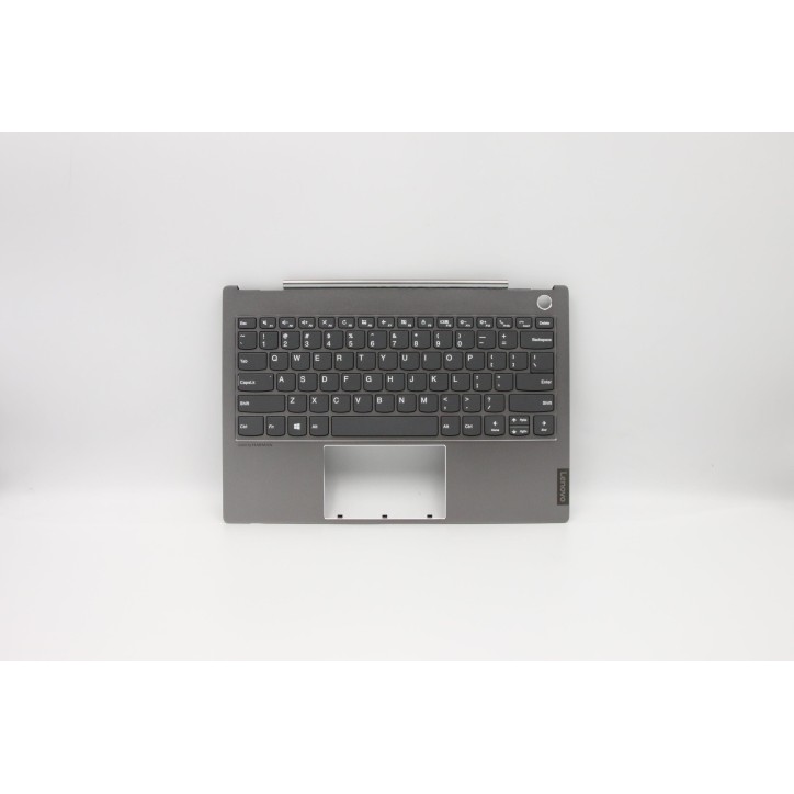 Lenovo 5CB0W44327 Palmrest Top Case con tastiera, Inglese (Stati Uniti), Grigio minerale, Senza_retroilluminazione