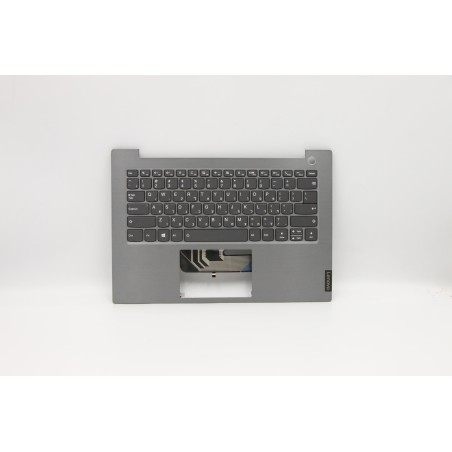 Lenovo 5CB0W44354 Palmrest Top Case con tastiera, Ebraico, Grigio minerale, Retroilluminazione, Impronta digitale