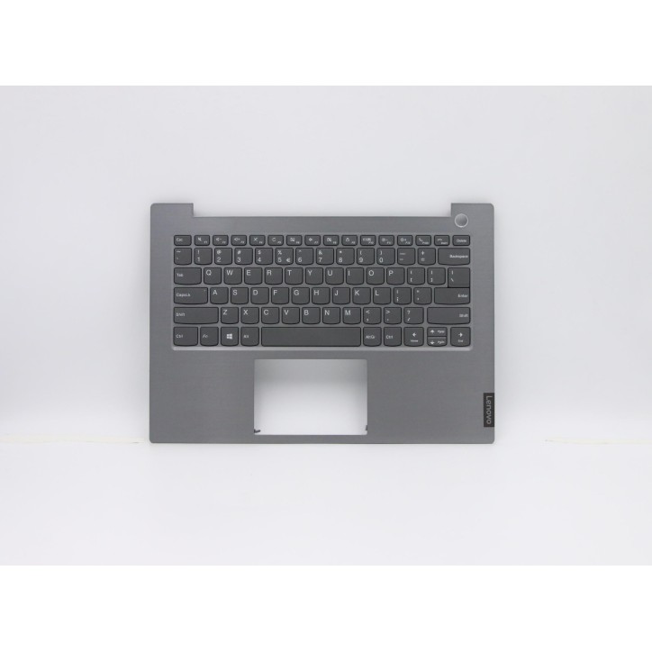 Lenovo 5CB0W44412 Palmrest Top Case con tastiera, Inglese (Stati Uniti/Europa), Grigio minerale, Senza_retroilluminazione, Impro