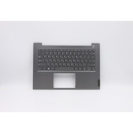 Lenovo 5CB0W44418 C-Cover with keyboard, Hebrew, Mineral Grey, Non-Backlight, Fingerprint, US
