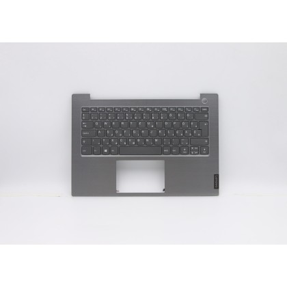 Lenovo 5CB0W44420 C-Cover with keyboard, Hungarian, Mineral Grey, Non-Backlight, Fingerprint, UK