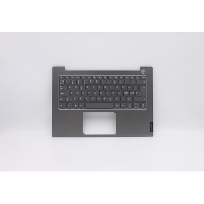 Lenovo 5CB0W44426 Palmrest Top Case con tastiera, Lingue scandinave, Grigio minerale, Senza_retroilluminazione, Lettore di impro