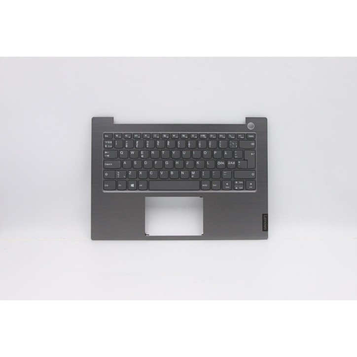 Lenovo 5CB0W44426 Palmrest Top Case con tastiera, Lingue scandinave, Grigio minerale, Senza_retroilluminazione, Lettore di impro