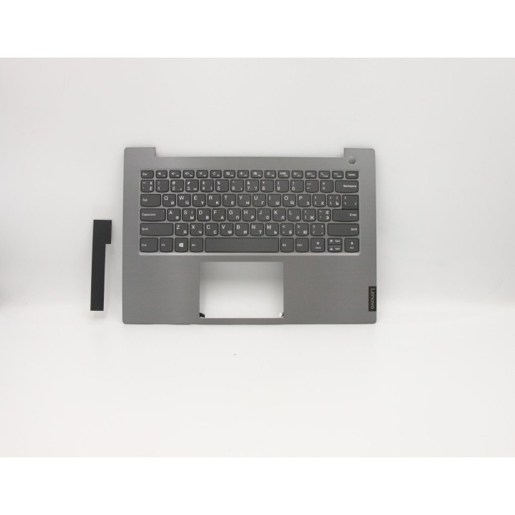 Lenovo 5CB0W44436 C-Cover with keyboard, Ukraine, Mineral Grey, Non-Backlight, Fingerprint, US