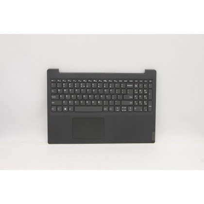 Lenovo 5CB0W44929 Palmrest Top Case con tastiera, Inglese (Stati Uniti/Europa), Grigio ferro, Senza_retroilluminazione