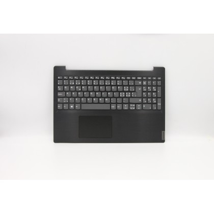 Lenovo 5CB0W45655 C-Cover with keyboard, Switzerland, Black, Non-Backlight, UK