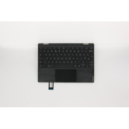 Lenovo 5CB0X55522 Palmrest Top Case con tastiera, Inglese Regno Unito, Senza_retroilluminazione
