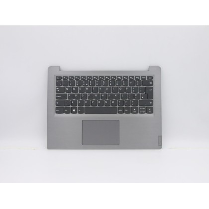 Lenovo 5CB0X55773 Palmrest Top Case con tastiera, Inglese Regno Unito, Grigio, Senza_retroilluminazione