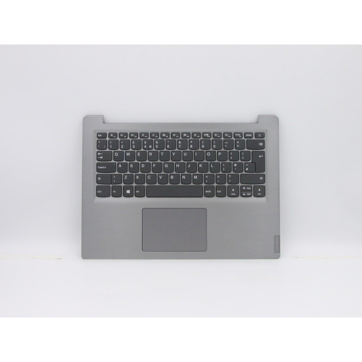 Lenovo 5CB0X55773 Palmrest Top Case con tastiera, Inglese Regno Unito, Grigio, Senza_retroilluminazione