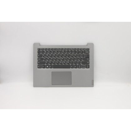 Lenovo 5CB0X55780 Palmrest Top Case con tastiera, Arabo, grigio, Senza retroilluminazione, US