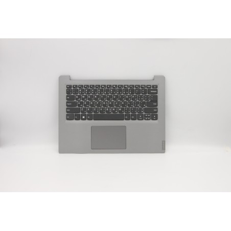 Lenovo 5CB0X55780 Palmrest Top Case con tastiera, Arabo, grigio, Senza retroilluminazione, US