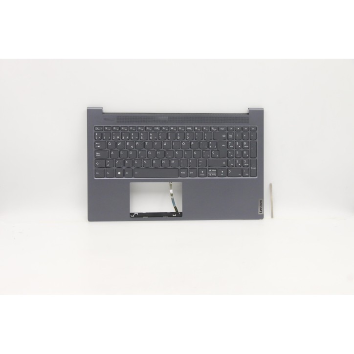 Lenovo 5CB0X55835 Palmrest Top Case con tastiera, Spagnolo, grigio