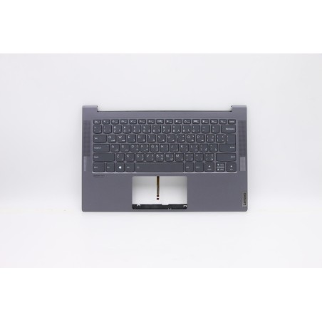 Lenovo 5CB0X55862 Palmrest Top Case con tastiera, Arabo, grigio, US