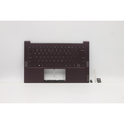 Lenovo 5CB0X55899 Palmrest Top Case con tastiera, Inglese (Stati Uniti/Europa), Orchid, Retroilluminazione