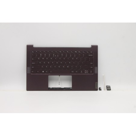 Lenovo 5CB0X55899 Palmrest Top Case con tastiera, Inglese (Stati Uniti/Europa), Orchid, Retroilluminazione
