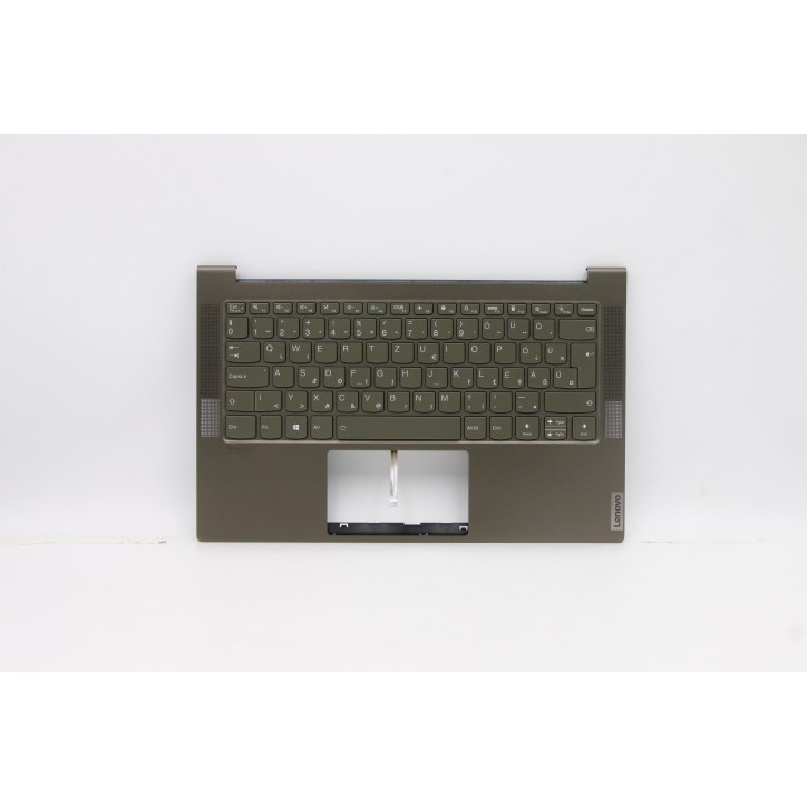 Lenovo 5CB0X55938 Palmrest Top Case con tastiera, Ungherese, Verde scuro
