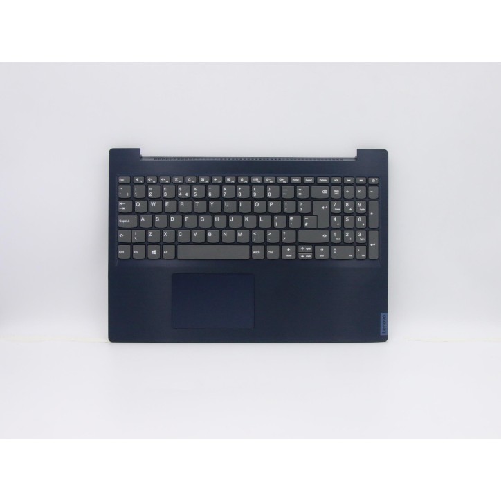 Lenovo 5CB0X56049 Palmrest Top Case con tastiera, Inglese Regno Unito, Blu scuro, Senza_retroilluminazione