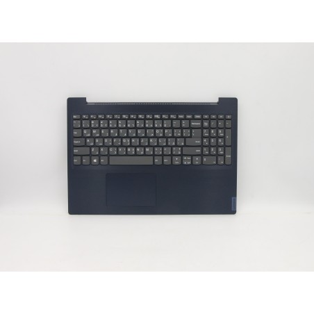 Lenovo 5CB0X56056 Palmrest Top Case con tastiera, Arabo, blu scuro, US