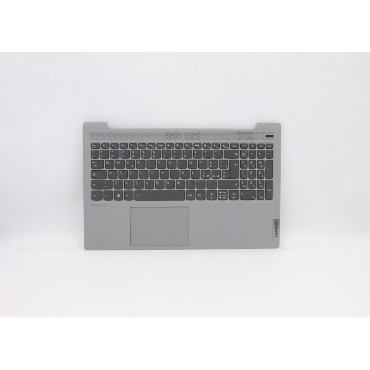 Lenovo 5CB0X56127 Palmrest Top Case con tastiera, Italiano, Grigio platino, Retroilluminazione, Senza lettore di impronte digita