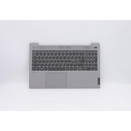 Lenovo 5CB0X56130 C-Cover with keyboard, Nordic, Platinum Grey, Backlight, Non-Fingerprint, UK
