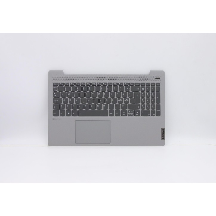 Lenovo 5CB0X56130 C-Cover with keyboard, Nordic, Platinum Grey, Backlight, Non-Fingerprint, UK