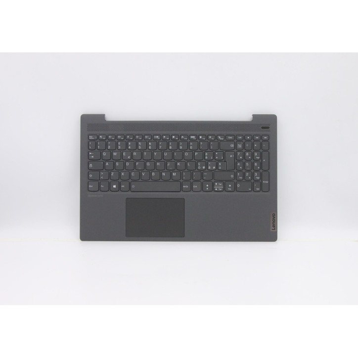 Lenovo 5CB0X56189 Palmrest Top Case con tastiera, Italiano, Grigio grafite, Retroilluminazione, Senza lettore di impronte digita
