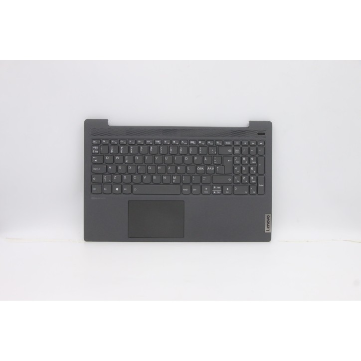 Lenovo 5CB0X56192 Palmrest Top Case con tastiera, Lingue scandinave, Grigio grafite, Retroilluminazione, Senza_lettore di impron