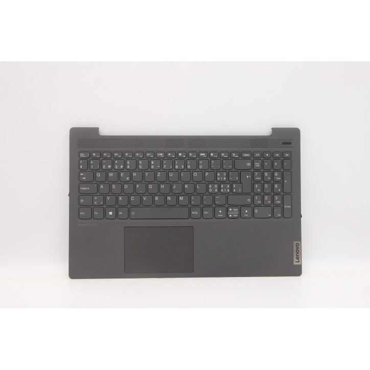 Lenovo 5CB0X56197 Palmrest Top Case con tastiera, Svizzera, Grigio grafite, Retroilluminazione, Senza lettore di impronte digita