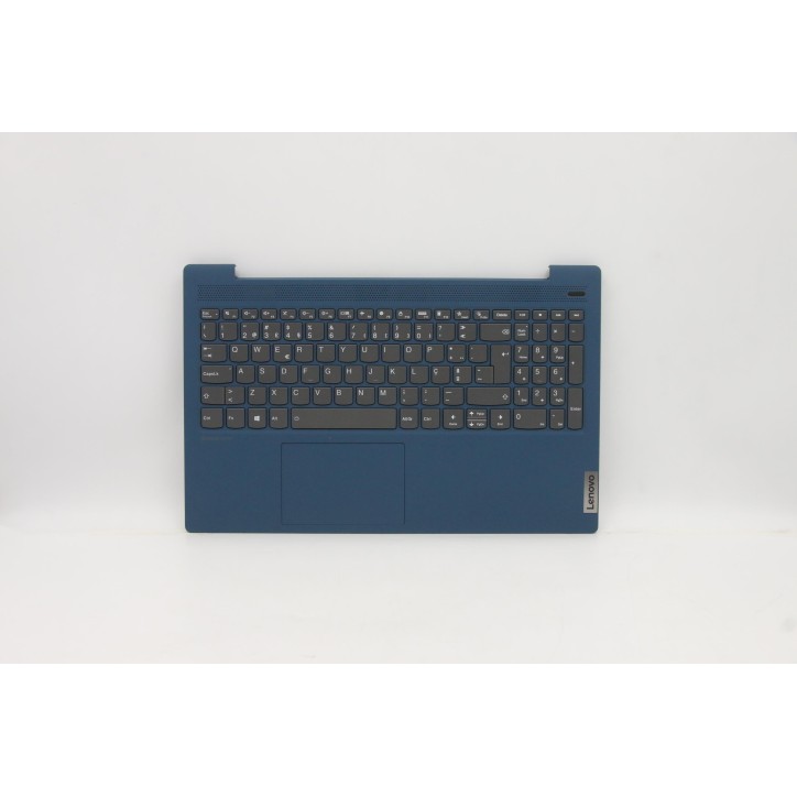 Lenovo 5CB0X56224 Palmrest Top Case con tastiera, Portoghese, Verde acqua chiaro, Retroilluminazione, Lettore di impronte digita