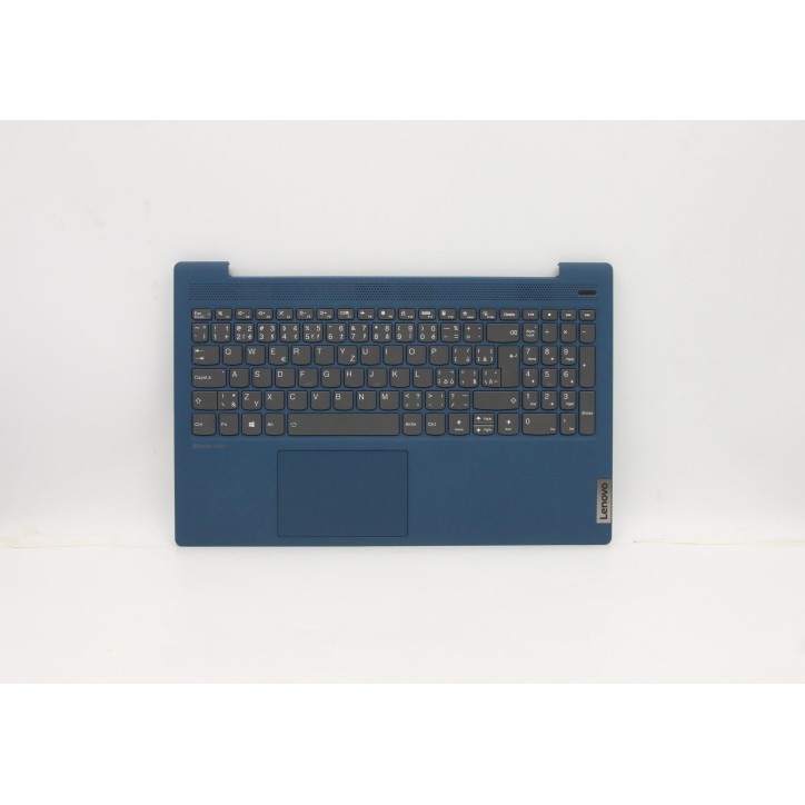 Lenovo 5CB0X56239 Palmrest Top Case con tastiera, Ceco, Retroilluminazione, Senza lettore di impronte digitali, UK