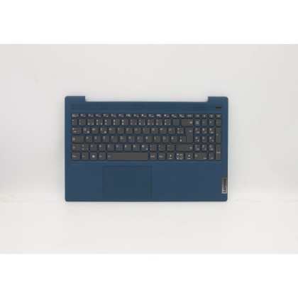 Lenovo 5CB0X56245 Palmrest Top Case con tastiera, Tedesco, Retroilluminazione, Senza_lettore di impronte digitali