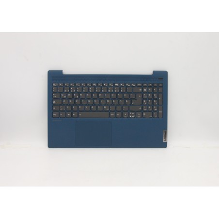 Lenovo 5CB0X56245 Palmrest Top Case con tastiera, Tedesco, Retroilluminazione, Senza_lettore di impronte digitali