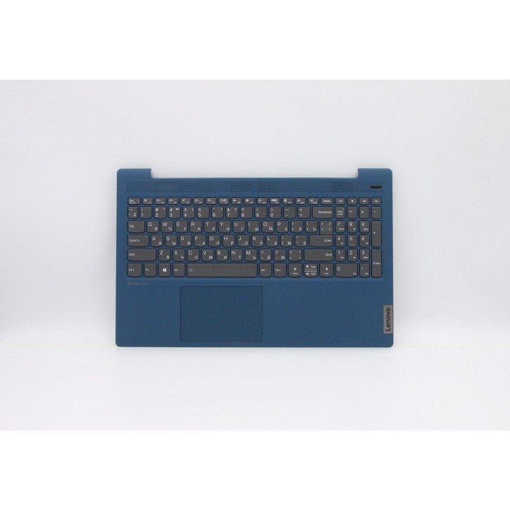 Lenovo 5CB0X56256 Palmrest Top Case con tastiera, Russo, Verde acqua chiaro, Retroilluminazione, Senza lettore di impronte digit