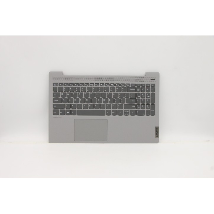Lenovo 5CB0X56271 Palmrest Top Case con tastiera, Inglese (Stati Uniti), Grigio platino, Senza_retroilluminazione, Impronta digi