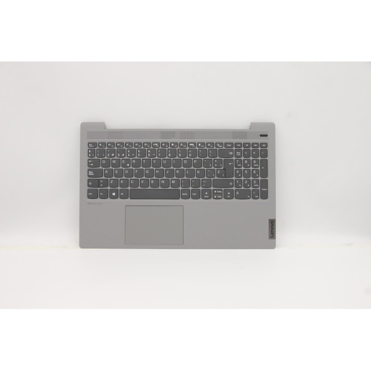 Lenovo 5CB0X56289 C-Cover with keyboard, Spanish, Platinum Grey, Non-Backlight, Fingerprint, UK