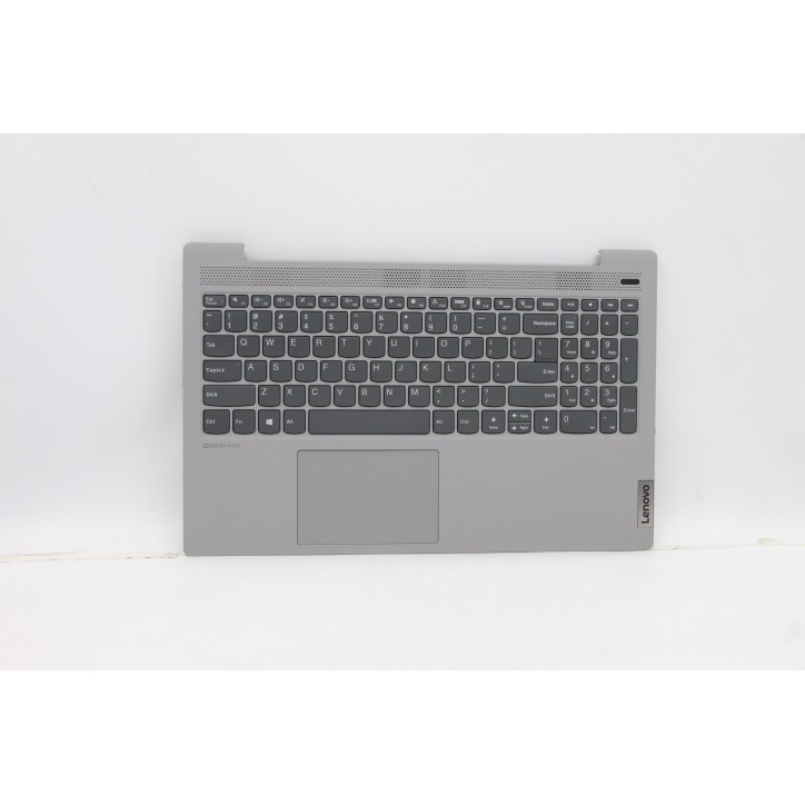 Lenovo 5CB0X56301 Palmrest Top Case con tastiera, Inglese (Stati Uniti), Grigio platino, Senza_retroilluminazione, Senza_lettore