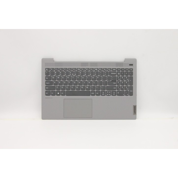 Lenovo 5CB0X56302 Palmrest Top Case con tastiera, Inglese (Stati Uniti/Europa), Grigio platino, Senza_retroilluminazione, Senza_