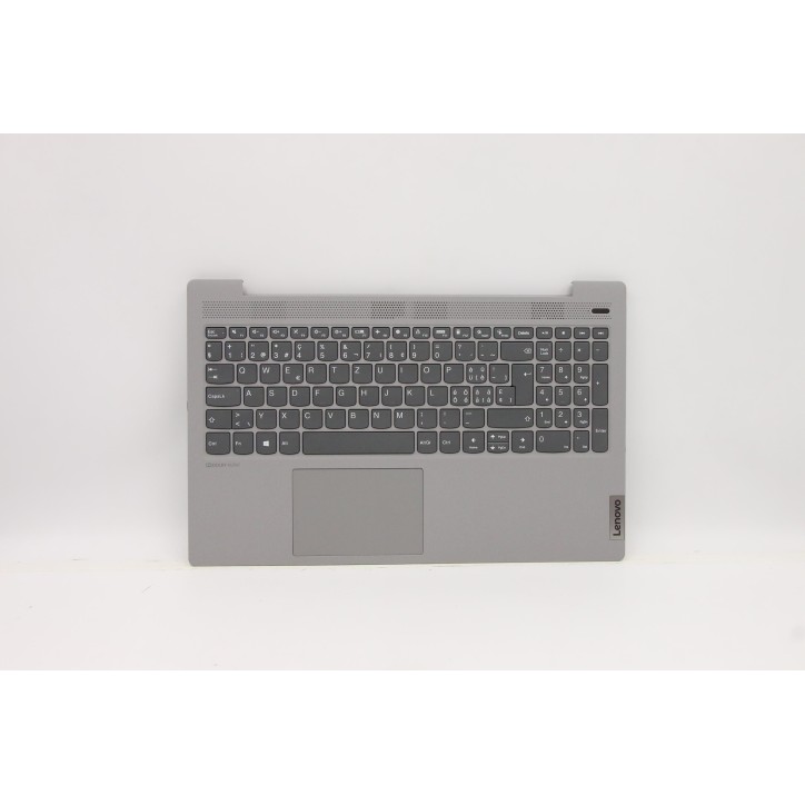 Lenovo 5CB0X56320 Palmrest Top Case con tastiera, Svizzera, Grigio platino, Senza_retroilluminazione, Senza lettore di impronte 