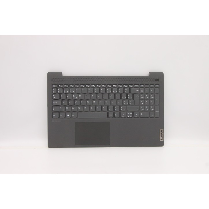 Lenovo 5CB0X56327 Palmrest Top Case con tastiera, Belga, Grigio grafite, Senza retroilluminazione, Lettore di impronte digitali,