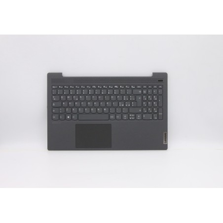 Lenovo 5CB0X56342 Palmrest Top Case con tastiera, Italiano, Grigio grafite, Senza_retroilluminazione, Lettore di impronte digita