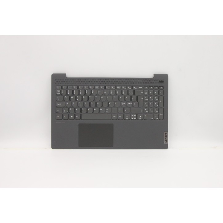 Lenovo 5CB0X56345 C-Cover with keyboard, Nordic, Platinum Grey, Non-Backlight, Fingerprint, UK