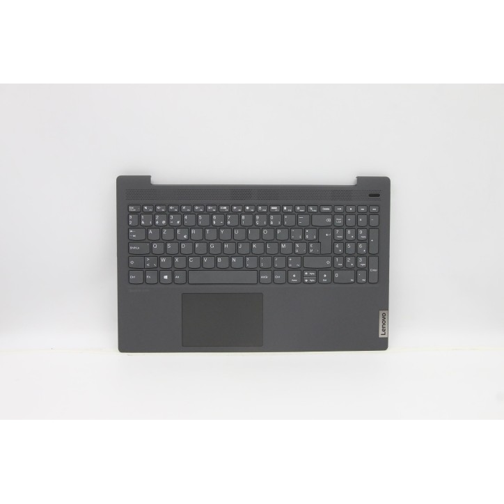 Lenovo 5CB0X56357 Palmrest Top Case con tastiera, Belga, Grigio grafite, Senza retroilluminazione, Senza lettore di impronte dig