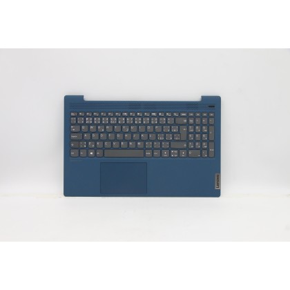 Lenovo 5CB0X56420 Palmrest Top Case con tastiera, Ceco, Senza retroilluminazione, Senza lettore di impronte digitali, UK