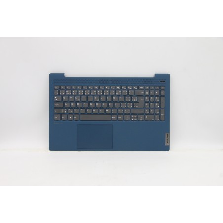 Lenovo 5CB0X56420 Palmrest Top Case con tastiera, Ceco, Senza retroilluminazione, Senza lettore di impronte digitali, UK