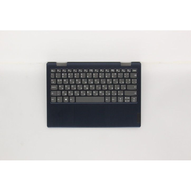 Lenovo 5CB0X56488 Palmrest Top Case con tastiera, Bulgaro, blu scuro, Senza retroilluminazione, Senza lettore di impronte digita