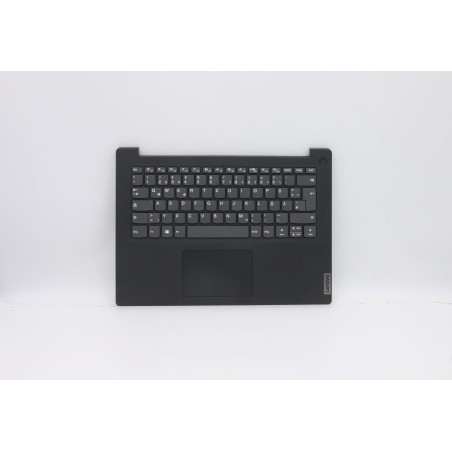 Lenovo 5CB0X56567 Palmrest Top Case con tastiera, Tedesco, Nero, Senza_retroilluminazione, Senza_lettore di impronte digitali