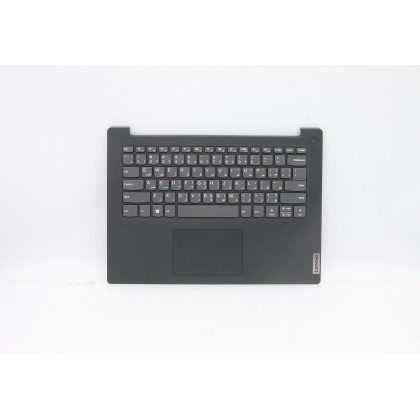 Lenovo 5CB0X56568 Palmrest Top Case con tastiera, Arabo, nero, Senza retroilluminazione, Senza lettore di impronte digitali, US