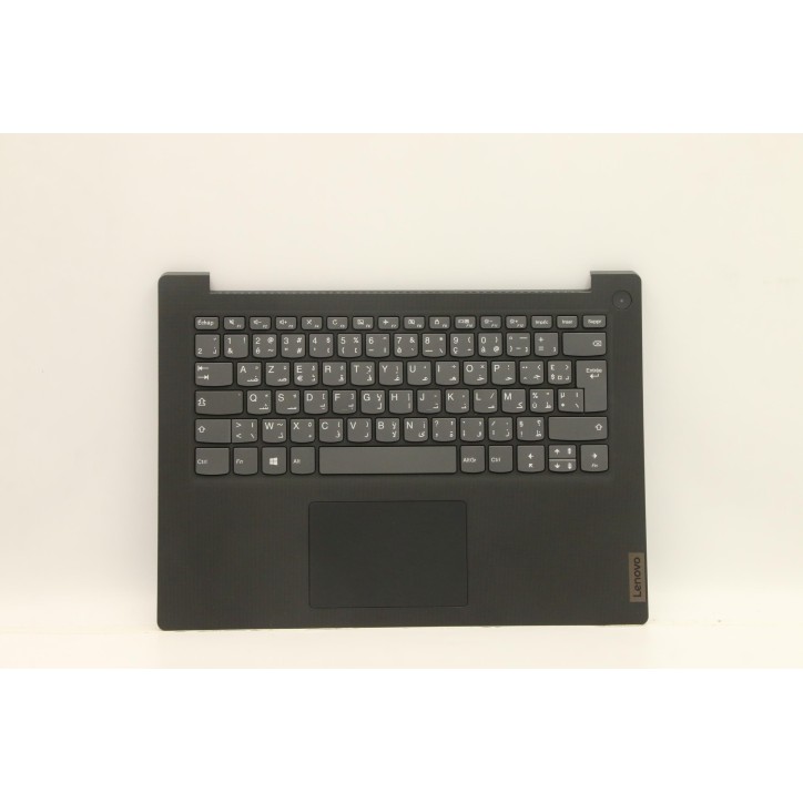 Lenovo 5CB0X56582 Palmrest Top Case con tastiera, Francese (Arabo), nero, Senza_lettore di impronte digitali