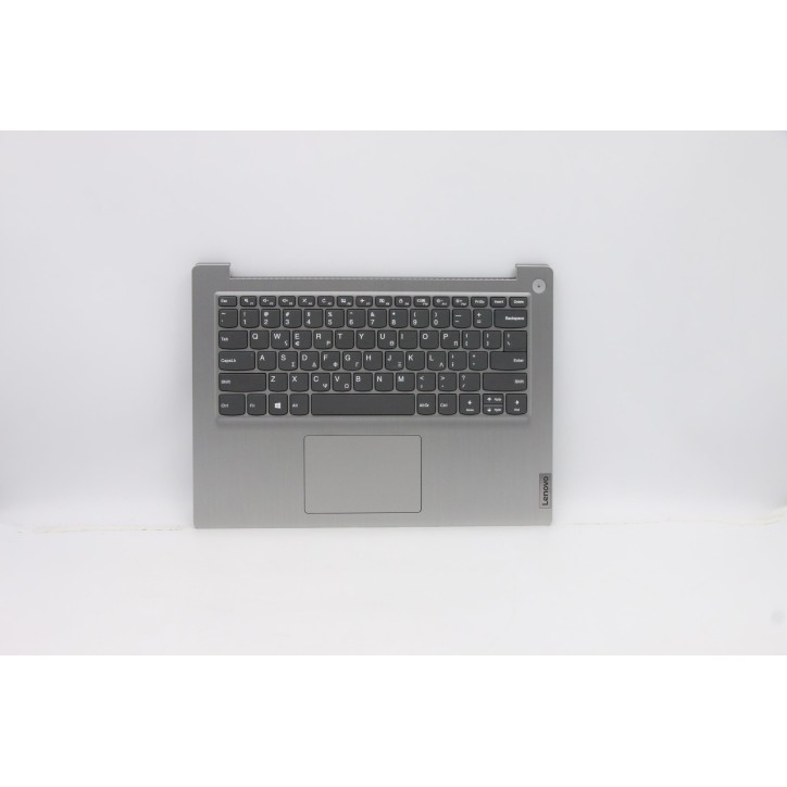 Lenovo 5CB0X56600 C-Cover with keyboard, Greek, Platinum Grey, Non-Backlight, Non-Fingerprint, US